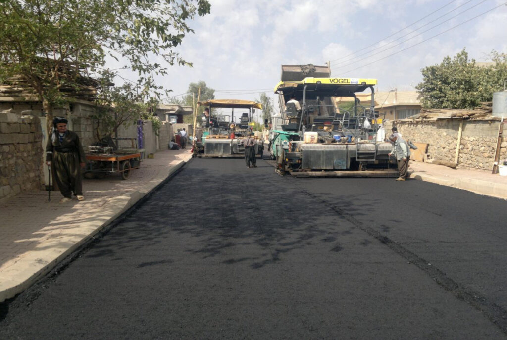Sewerage and road construction project in Khurmal municipality